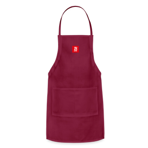 Adjustable Apron - burgundy