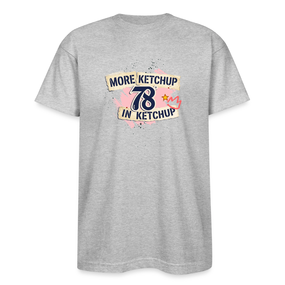 More Ketchup In Ketchup Tee - heather gray