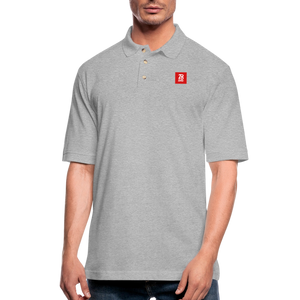 Men's Pique Polo Shirt - heather gray