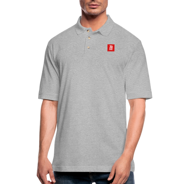 Men's Pique Polo Shirt - heather gray