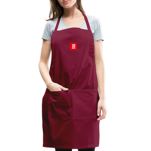 Adjustable Apron - burgundy