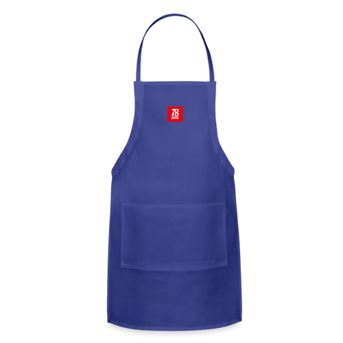 Adjustable Apron - royal blue