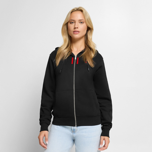 Unisex Premium Organic Zip Hoodie - black