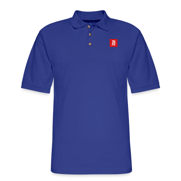 Men's Pique Polo Shirt - royal blue
