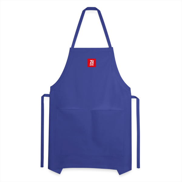 Adjustable Apron - royal blue