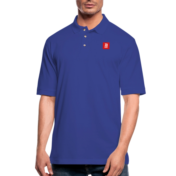 Men's Pique Polo Shirt - royal blue