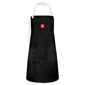 Artisan Apron - black/white