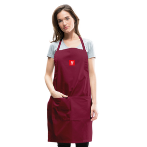Adjustable Apron - burgundy