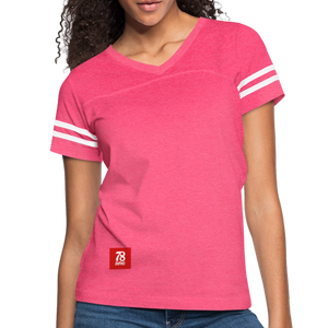 Women’s Vintage Sport T-Shirt - vintage pink/white