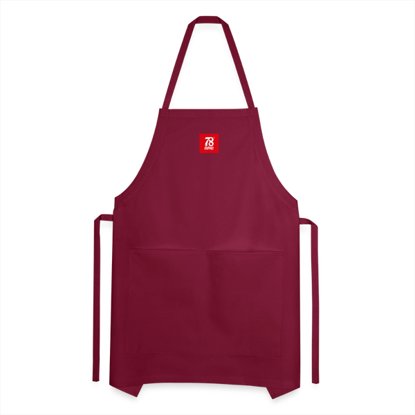 Adjustable Apron - burgundy