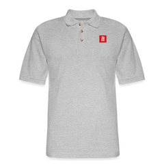 Men's Pique Polo Shirt - heather gray