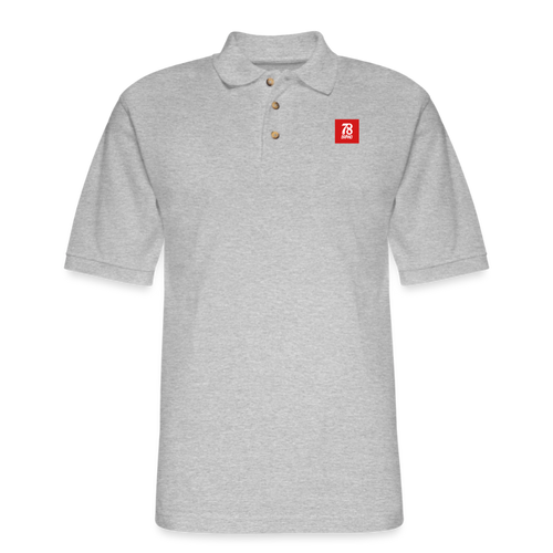 Men's Pique Polo Shirt - heather gray