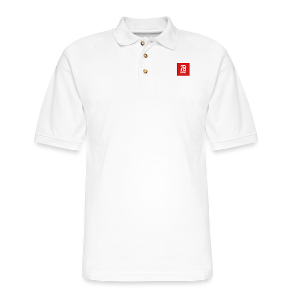 Men's Pique Polo Shirt - white
