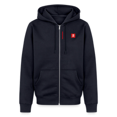 Unisex Premium Organic Zip Hoodie - navy
