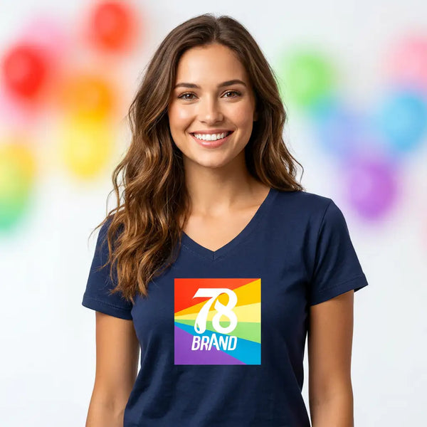Women's V-Neck T-Shirt - Pride